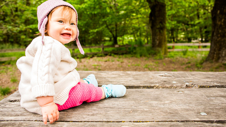 baby girl with an Irish name