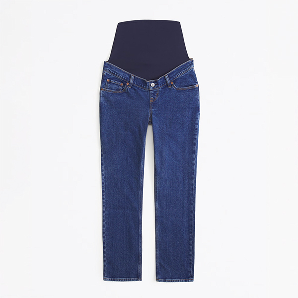 Best Maternity Jeans - Abercrombie Straight Ankle Jean