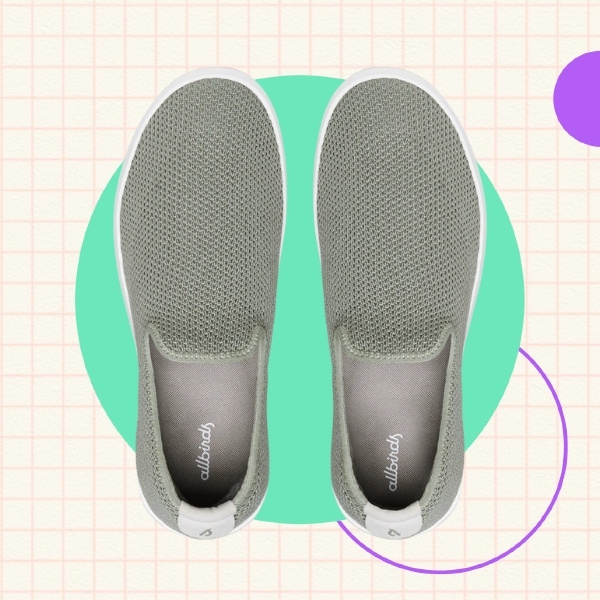 Allbirds Tree Loungers - Army Green Slip On Sneakers