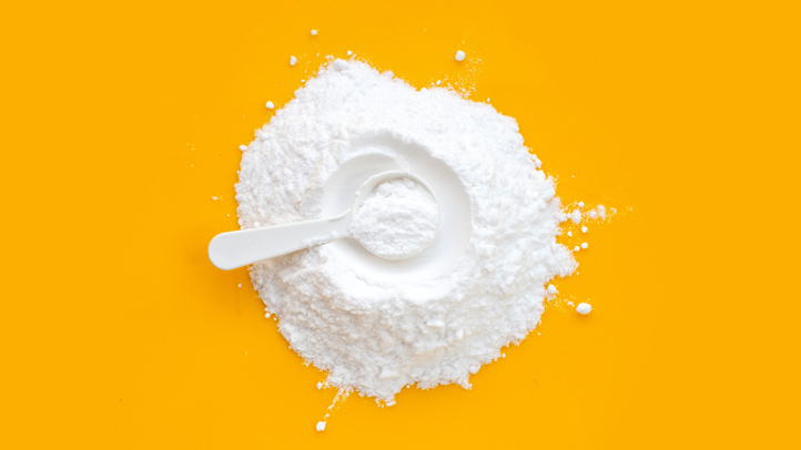 close-up shot of baking soda; does the baking soda gender test really work?