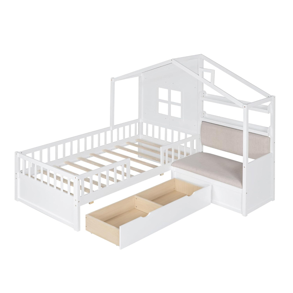 Best Toddler Beds: Bellemave Twin Bed with House Frame