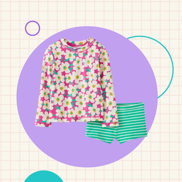 Bold Poppy Swimsuit Set