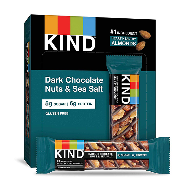 Best Postpartum Recovery Products - KIND Dark Chocolate, Nuts & Sea Salt Bars