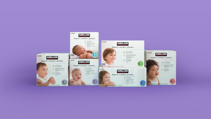 Kirkland costco dipaers 