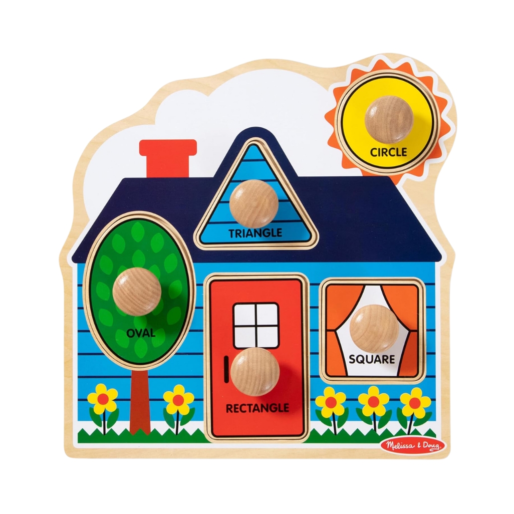 Best Toys for 18-Month-Olds - Melissa and Doug Wheels First Shapes Puzzle