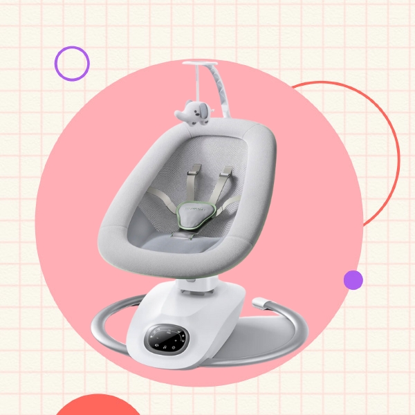 Momcozy CocoSway 3D-Motion Electric Baby Swing