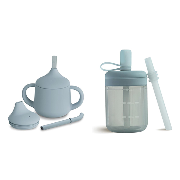 Moonkie Silicone Baby Sippy Cups