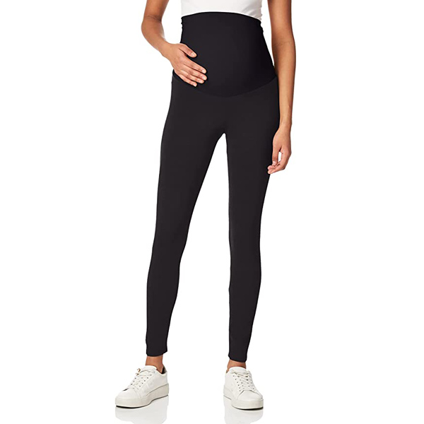 Motherhood Maternity black maternity leggings from Amazon
