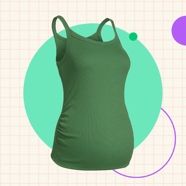 Maternity Ribbed Cami Tank Top