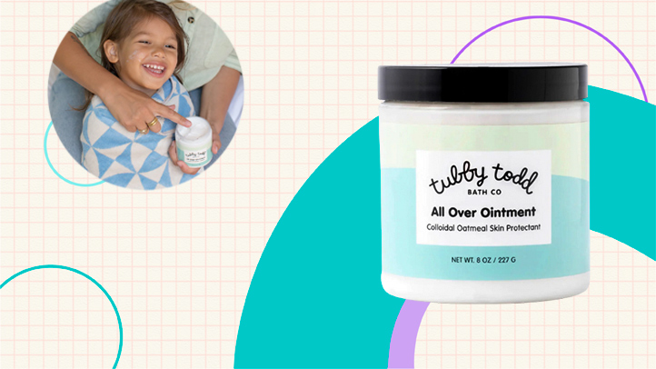 Tubby Todd AOO Days Sale: All Over Ointment Jar and Young Child