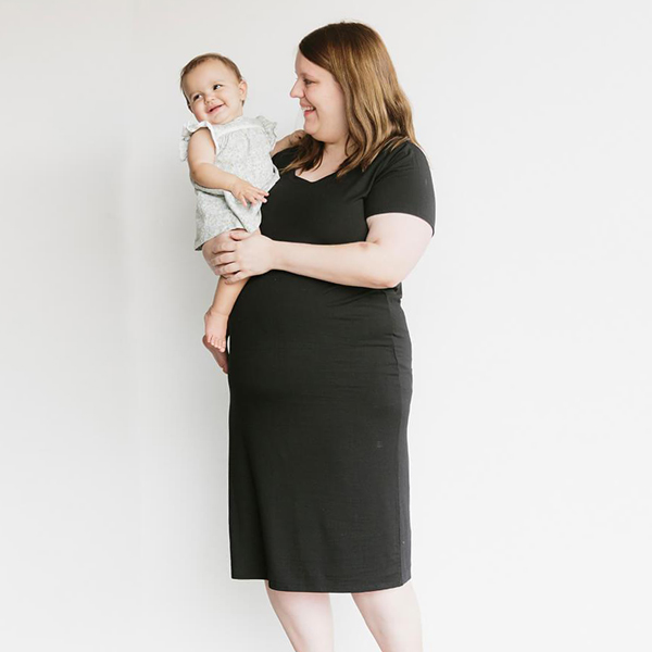 Best Baby Shower Dresses - Storq On Repeat T-Shirt Dress